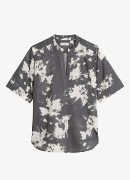 Marc O'Polo Dames Tuniek met print in de kleur Dark Grey-0532 / Grijs