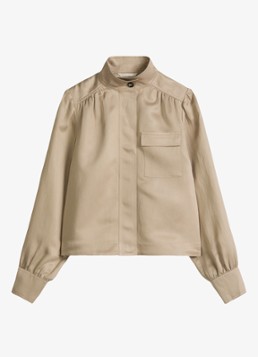 Marc O'Polo Dames Blouse met borstzak in de kleur Sandpaper-2326 / Beige