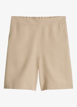 Marc O'Polo Dames Korte broek met steekzakken in de kleur Sandpaper-2326 / Beige