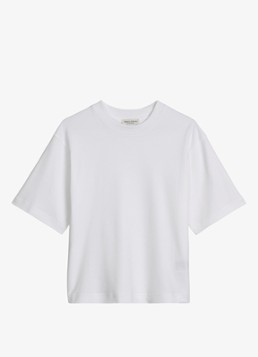 Marc O'Polo Dames T-shirt met ronde hals in de kleur White / Wit