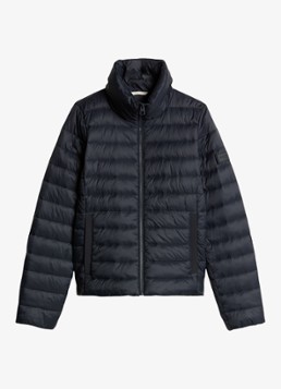 Marc O'Polo Heren Puffer jas met steekzakken in de kleur Donkerblauw