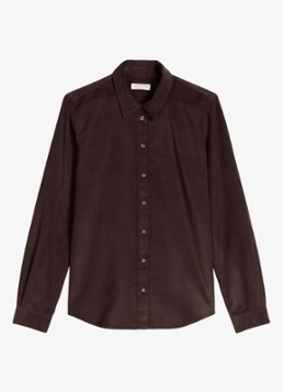 Marc O'Polo Dames Blouse met kraag in de kleur Aubergine
