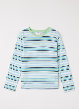 Casablanca Jongens Longsleeve met streepprint in de kleur Rood, maat: 13-14Y=164