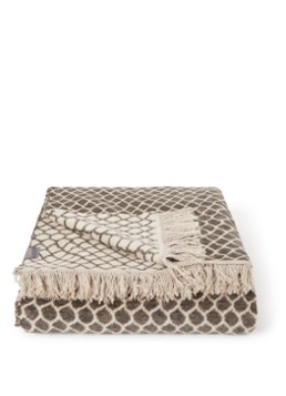 Claudi Colly plaid in katoenblend 150 x 200 cm Grijs - Deal