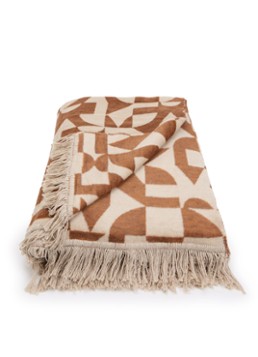 Claudi Claudi plaid 150 x 200 cm Roestbruin - Deal