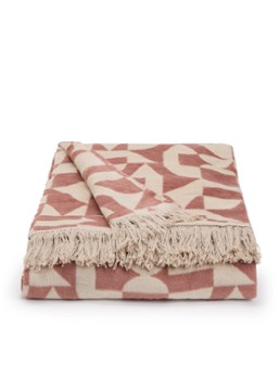 Claudi Lonata plaid 150 x 200 cm Roze - Deal