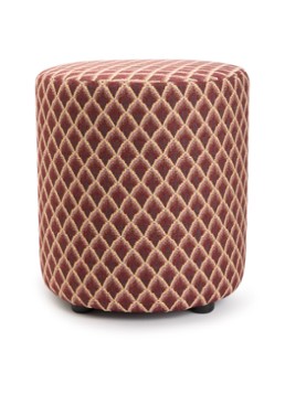 Claudi Besaya poef 42 cm Steenrood - Deal