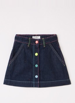 Billieblush Mini spijkerrok met steekzakken in de kleur Indigo, maat: 104