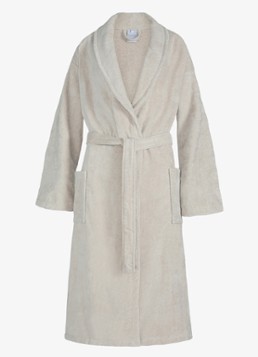 Vandyck Dames Prestige badjas in uni - unisex in de kleur Ivoor, maat: LARGE
