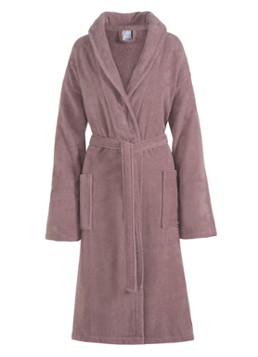 Vandyck Dames Prestige badjas - unisex in de kleur Paars, maat: XXLARGE