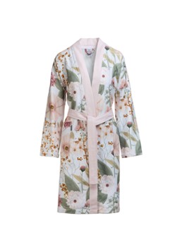 Vandyck Dames Juliette badjas met bloemenprint in de kleur Multicolor, maat: M