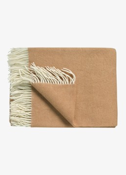 Vandyck Home Bellavita plaid van lamswol Beige - Deal