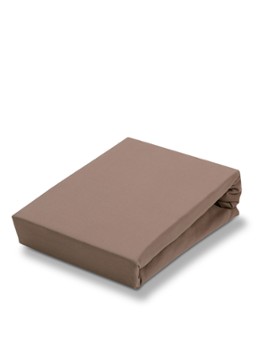 Vandyck Hoeslaken van katoen jersey, hoekhoogte 24 cm Zand