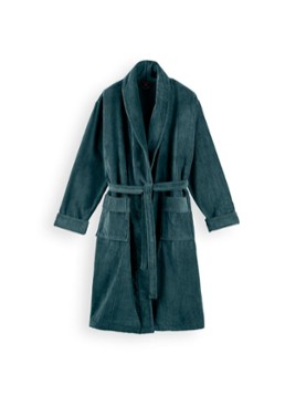 Rituals Heren Super Smooth badjas van katoen in de kleur Petrol, maat: L