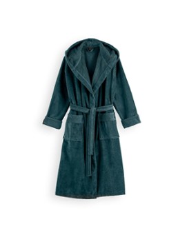 Rituals Dames Super Smooth badjas van katoen in de kleur Zeegroen, maat: L