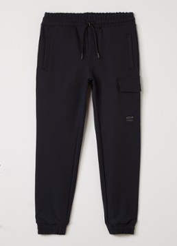 Retour Jeans Jongens Hidde tapered fit cargobroek in de kleur Donkerblauw, maat: 176
