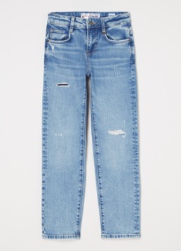 Retour Jeans Jongens Landon straight leg jeans met stretch in de kleur Indigo, maat: 152