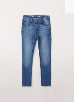 Retour Jeans Jongens James straight leg jeans met steekzakken in de kleur Indigo, maat: 176