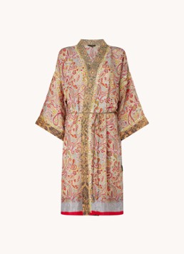 Rituals Dames Jaypur Saree kimono van satijn met print