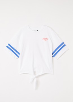 Retour Jeans Jongens Fonda T-shirt met print in de kleur Wit, maat: 14Y=164