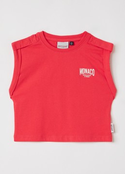 Retour Jeans Meisjes Gerry T-shirt met front- en backprint in de kleur Rood, maat: 14Y=164