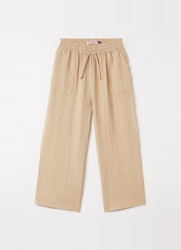 Retour Jeans Meisjes Maddy loose fit broek in de kleur Beige, maat: 12Y=152