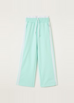 Retour Jeans Meisjes Olga flared fit joggingbroek in de kleur Mint, maat: 14Y=164