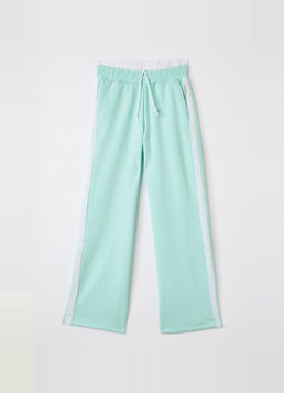 Retour Jeans Meisjes Olga flared fit joggingbroek in de kleur Mint, maat: 8Y=128