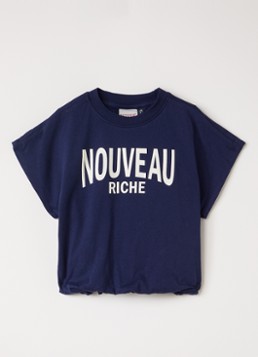 Retour Jeans Meisjes T-shirt met print in de kleur Donkerblauw, maat: 12Y=152