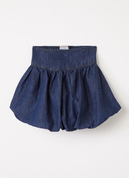 Retour Jeans Meisjes Nena spijkerrok met plooidetail in de kleur Indigo, maat: 116