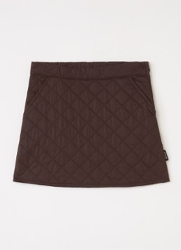 Retour Jeans Rosella minirok met quilt patroon in de kleur Donkerbruin, maat: 176