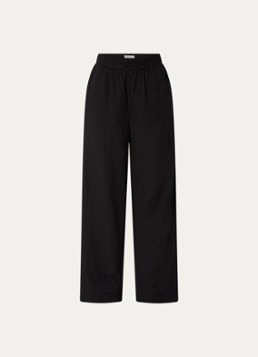 Selected Dames Fannie high waist loose fit chino met steekzakken in de kleur Zwart, maat: 40