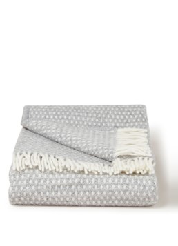 Klippan Knut plaid 130 x 200 cm Lichtgrijs - Deal