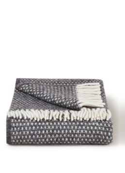 Klippan Knut plaid 130 x 200 cm Donkergrijs - Deal