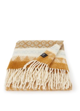 Klippan Freja Plaid van wol 130 x 200 cm Abrikoos - Deal