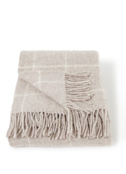 Klippan Vinga plaid van lamswol 130 x 200 cm Beige - Deal