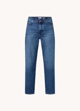 Marc O'Polo Denim Dames Tomma high waist loose fit jeans met medium wassing in de kleur Indigo