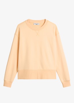 Marc O'Polo Denim Dames Sweater met ronde hals in de kleur Lichtoranje