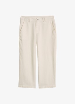 Marc O'Polo Denim Dames High waist wide fit jeans met gekleurde wassing in de kleur Creme