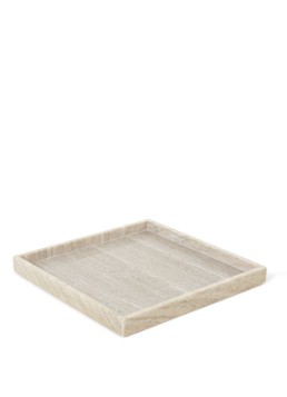 Bloomingville Majsa opbergschaal van marmer 35 x 35 cm Zand - Deal