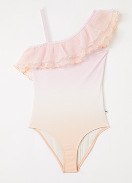 Molo Meisjes Nilla badpak met dip-dye dessin in de kleur Roze, maat: 116