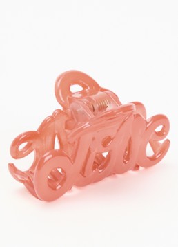 Bon Dep Meisjes Love haarklem in de kleur Oranjerood, maat: 1 Size