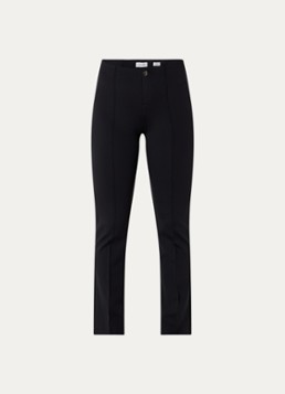 Rosner Studio Dames Alisa high waist slim fit pantalon met persplooi in de kleur Zwart