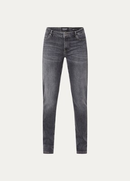 Rosner Studio Dames Masha mid waist slim fit jeans met steekzakken in de kleur Middengrijs