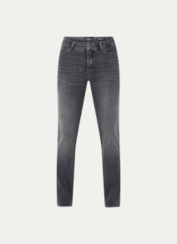 Rosner Studio Dames Audrey high waist slim fit jeans met steekzakken in de kleur Middengrijs