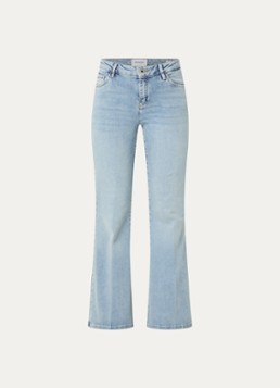 Rosner Studio Dames Rosner mid waist flared jeans met lichte wassing in de kleur Lichtblauw