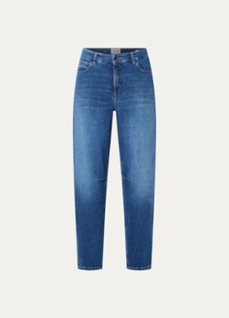 Rosner Studio Dames Mara high waist tapered fit jeans met medium wassing in de kleur Indigo