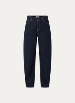 Rosner Studio Dames Mara high waist tapered fit jeans met donkere wassing in de kleur Indigo