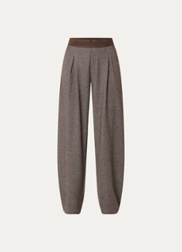 Rosner Studio Heren Straight fit pantalon met steekzakken in de kleur Lichtbruin