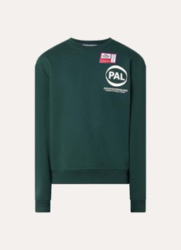 PAL Sporting Goods Heren Game sweater met logoprint in de kleur Groen, maat: XL